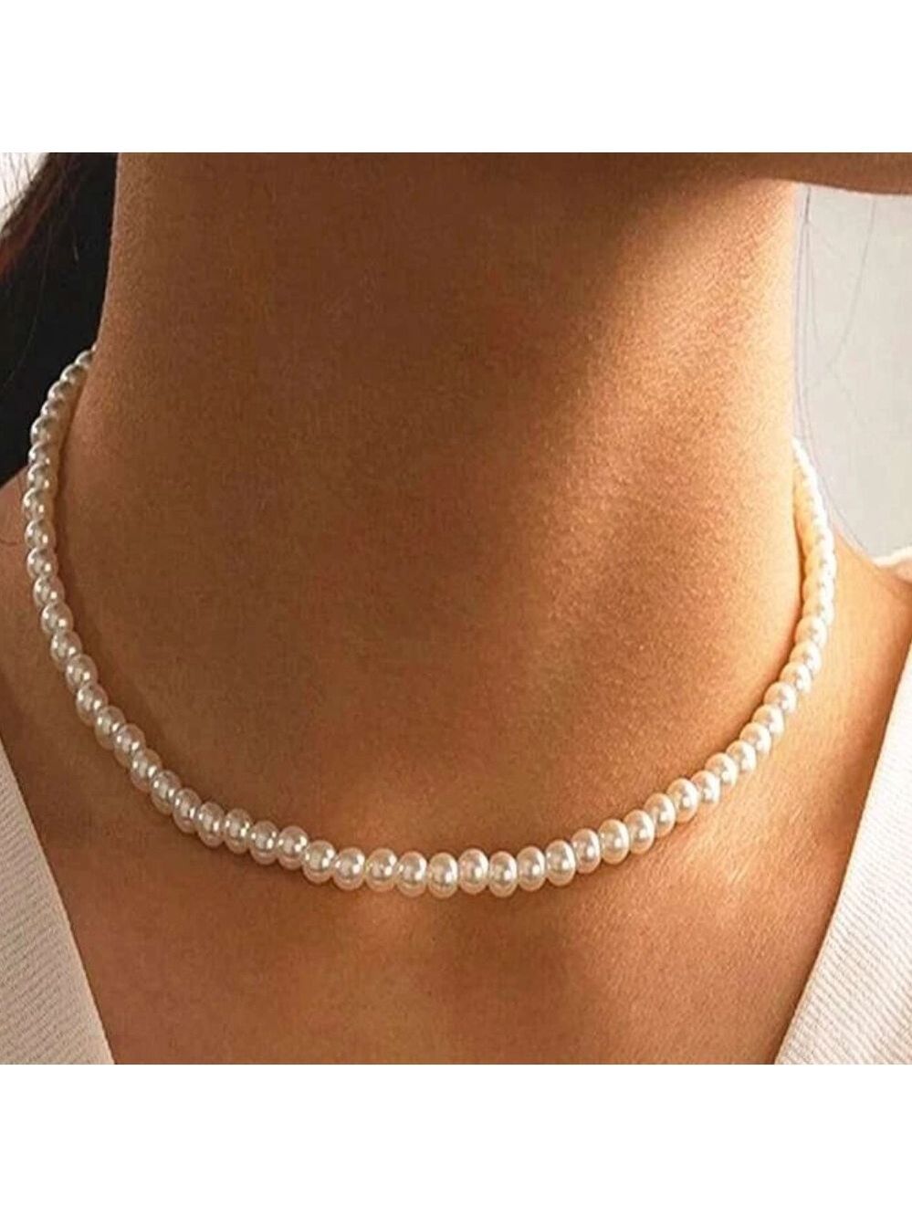 Pearl necklace - string of pearls - beautiful faux